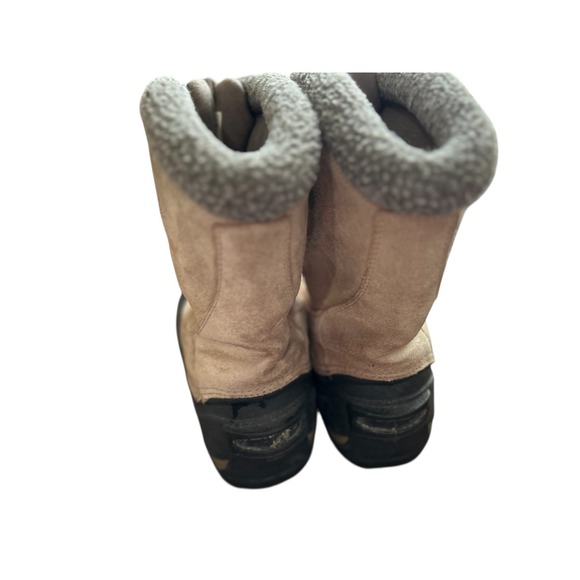 Sorel Ellesmere II Womens Snow Winter Boots Tan Black Size 8 Zipper Warm - Picture 10 of 15